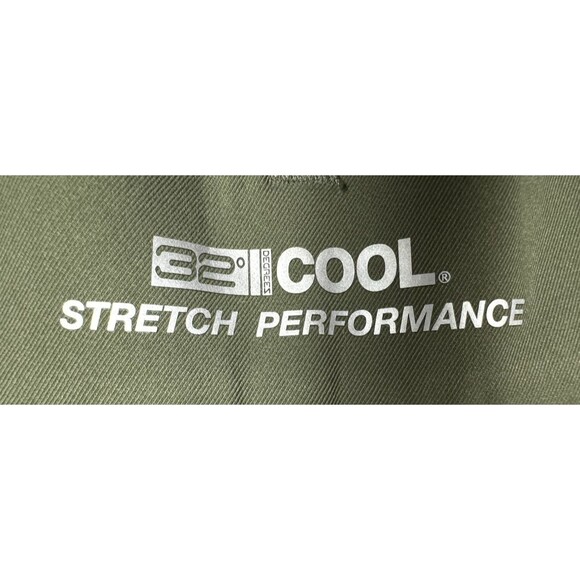 32 Degrees Cool Mens Size 32 Green Twill Tech Classic Shorts Pants Golf Casual - Picture 5 of 7